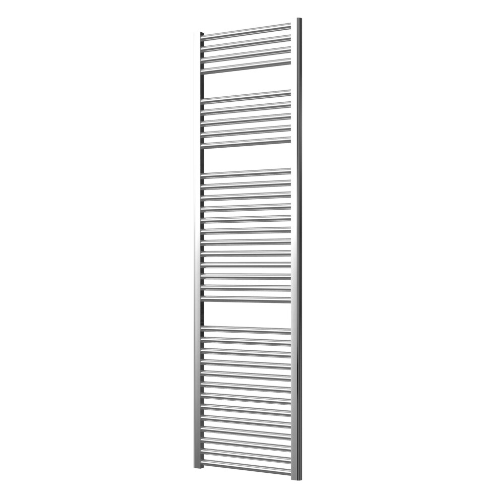 Extra High Heat Output Chrome Central Heating Towel Rail 500 X 1800Mm Curved Bathroom Radiator Heater 718598034238