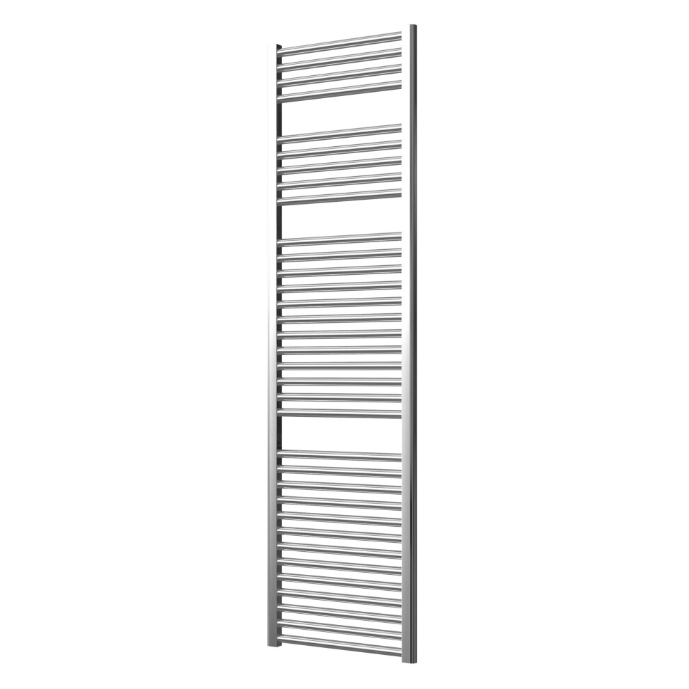 Extra High Heat Output Chrome Central Heating Towel Rail 500 X 1800Mm Flat Bathroom Radiator Heater 718598034399
