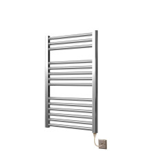 Extra High Heat Output Chrome Electric Towel Rail 500 x 800mm Curved Bathroom Radiator Heater