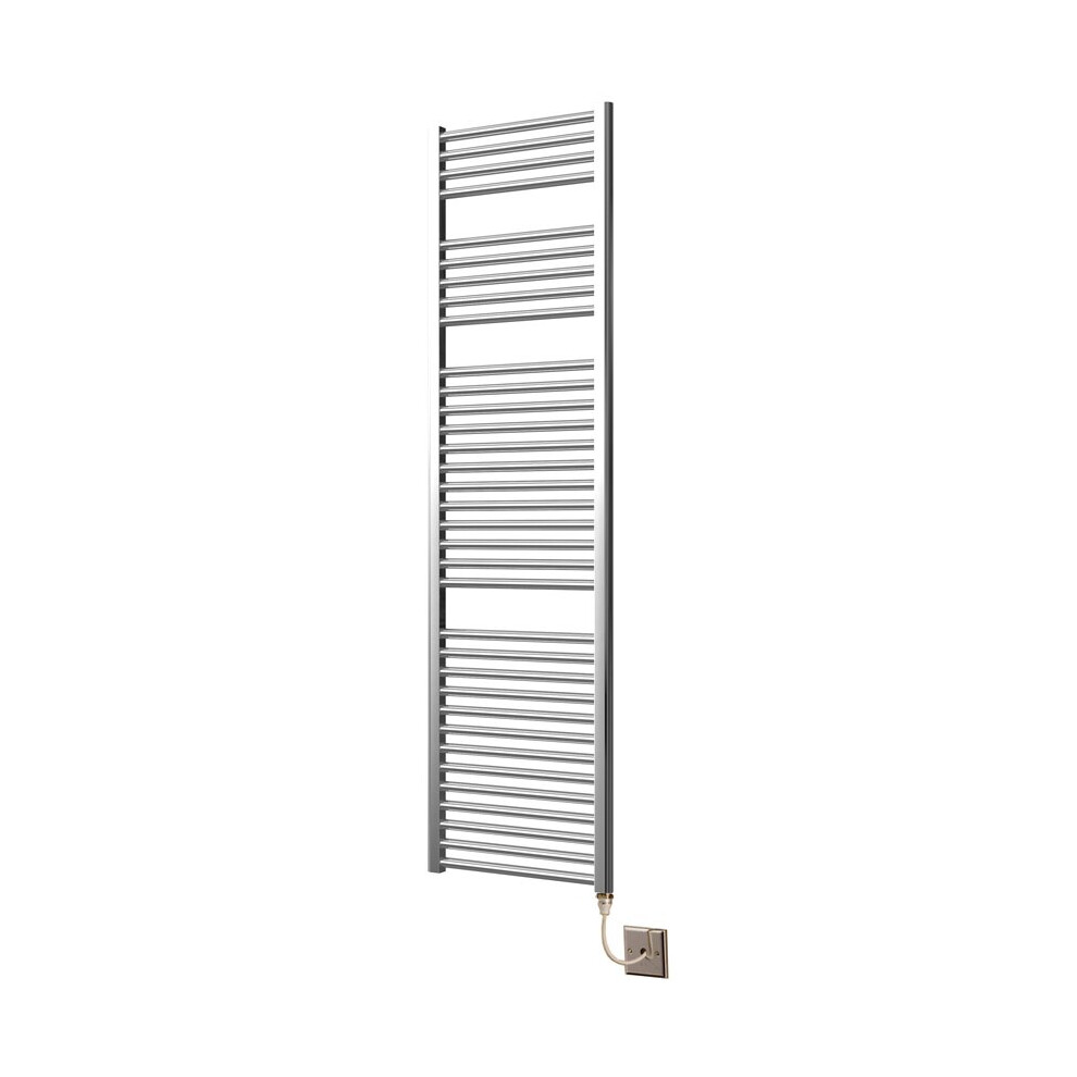 Extra High Heat Output Chrome Electric Towel Rail 500 X 1800Mm Curved Bathroom Radiator Heater 718598034481