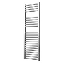 Extra High Heat Output Chrome Central Heating Towel Rail 400 x 1200mm Flat Bathroom Radiator Heater