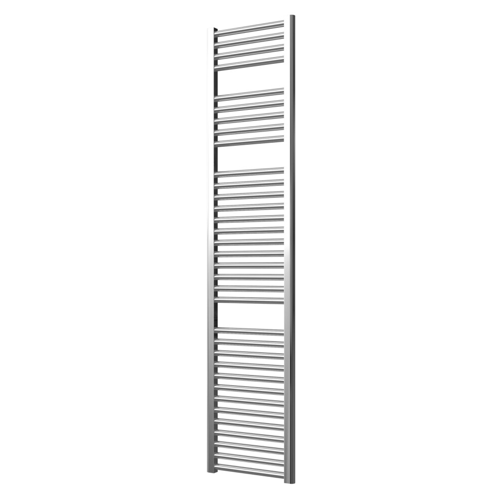 Extra High Heat Output Chrome Central Heating Towel Rail 400 X 1800Mm Flat Bathroom Radiator Heater 718598034344