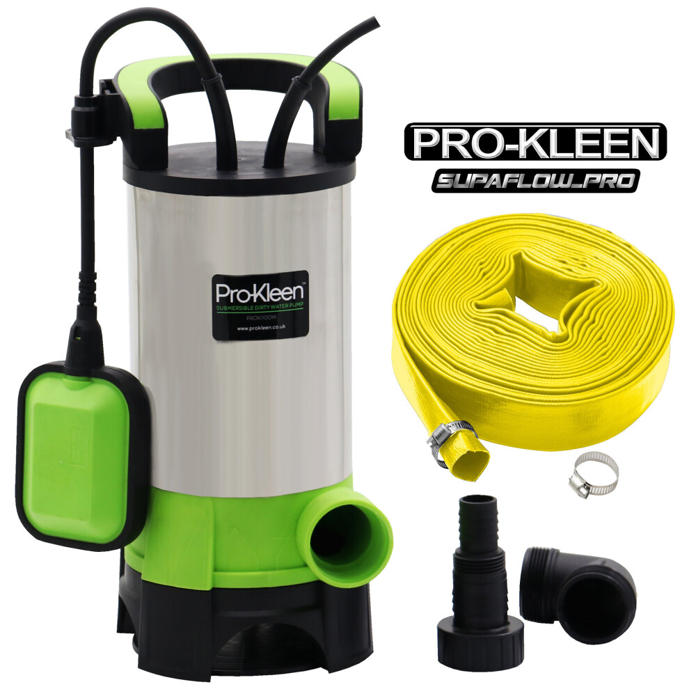 Pro-Kleen (5M) Electric Submersible Dirty Clean Water Pump 1100W