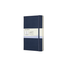 Moleskine Art Skizzenbuch, Hardcover, gro   (12,7 x 21,9 cm), blanko, Saphirblau, 104 Seiten