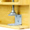 Bamboo Clip-On Bedside Shelf Ergonomic Space Saver Frame Side Table M&W 2