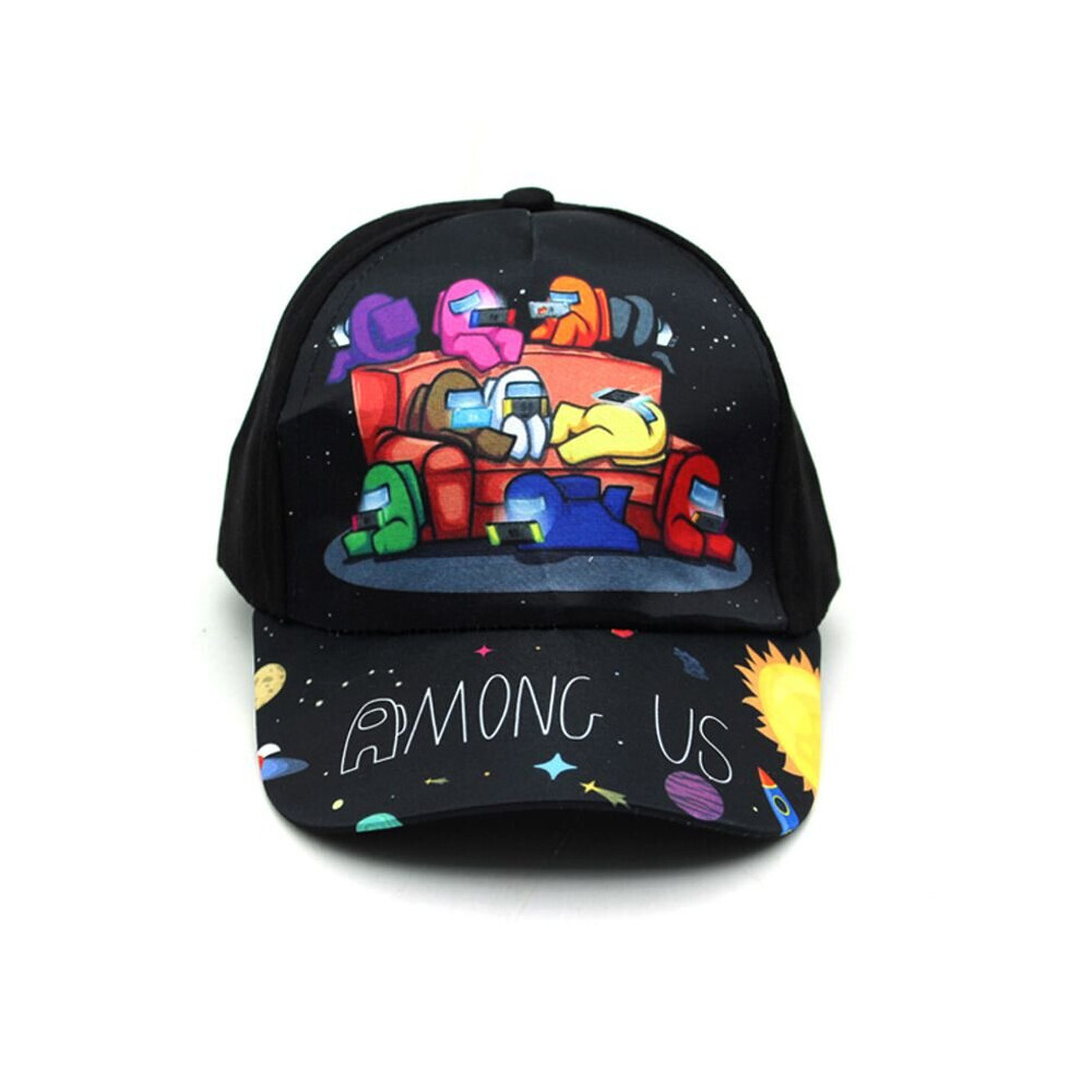 (Style4) Among Us Baseball Cap Kids Adjustable Snapback Hat Multicoloured