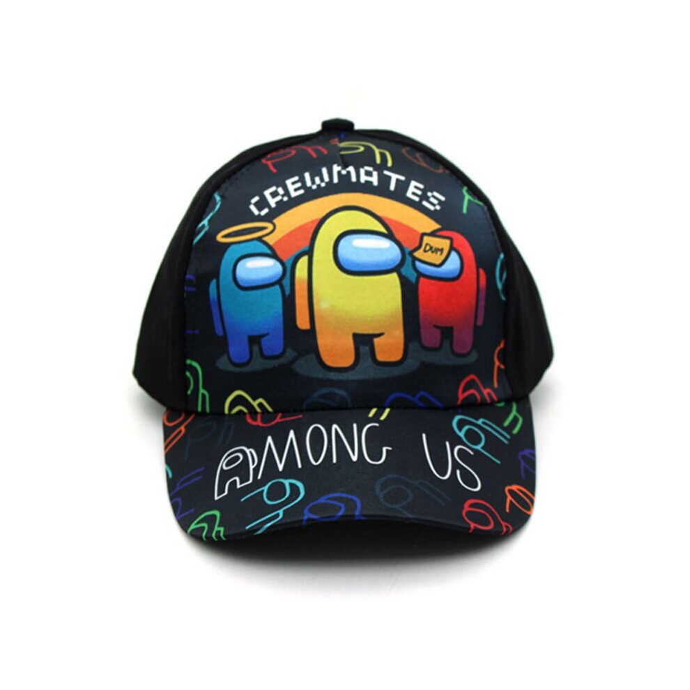 (Style3) Among Us Baseball Cap Kids Adjustable Snapback Hat Multicoloured