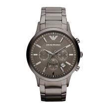 Emporio Armani AR2454 Reloj Renato Hombre Acero Inoxidable - Negro