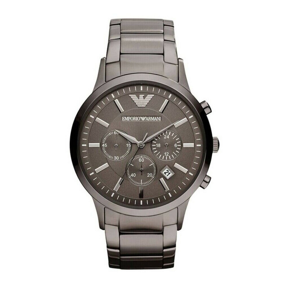 Emporio Armani AR2454 Montre Renato Homme Acier inoxydable - Noir