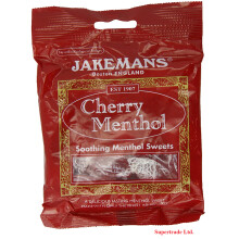 2 X Jakemans Cherry Soothing Menthol Sweets Bags Lozenges - 73g