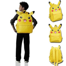 Pikachu School Backpack 16" Book Bag With Ear