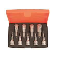 Bahco BAHS9HEX S9HEX 1/2in Drive Socket Set 9pc Metric