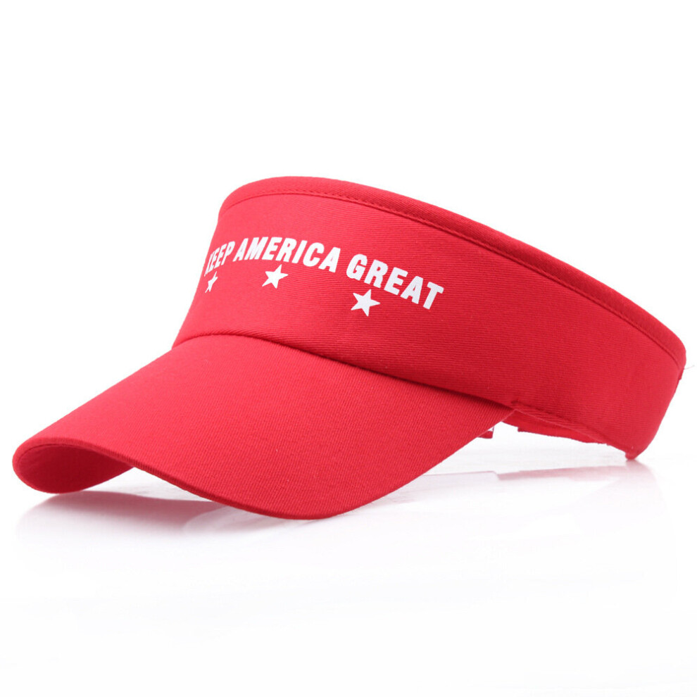 (Red) Trump Hat Keep America Great Sun Hat Visor Cap