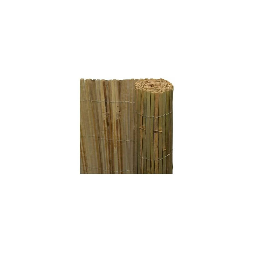 (1m x 4m) Abaseen Natural Bamboo Slat Garden Fence Covering