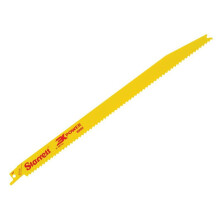 Starrett BT126-5 Bi-Metal Reciprocating Blade, Wood Tapered 300mm 6 TPI (Pack 5)