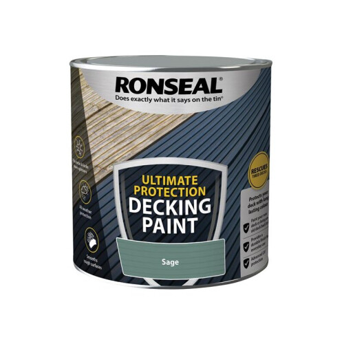 Ronseal Ronseal Ultimate Protection Decking Paint Sage 2.5 litre 39098