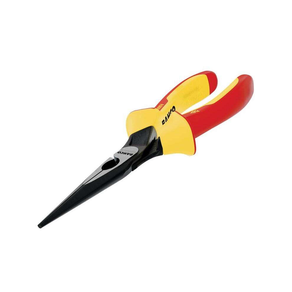 Bahco 2430S Ergo Insulated Long Nose Pliers 160Mm (6.1/4In) 2430 S-160 7314150206742