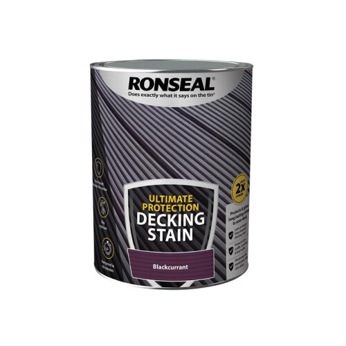 Ronseal Ronseal Ultimate Protection Decking Stain Blackcurrant 5 litre 39220