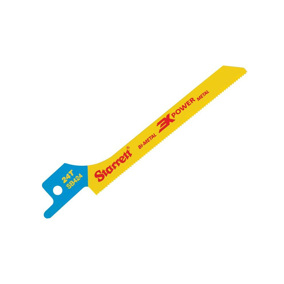 Starrett Sb424-5 Sb424-5 Bi-Metal Reciprocating Blade Metal Scroll 100Mm 24 Tpi (Pack 5) - Image 3