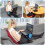 Laptop Stand Riser Holder Table Laptray Desk Height Adjustable Ergonomic Bed Sofa Couch Portable Folding Foldable 7