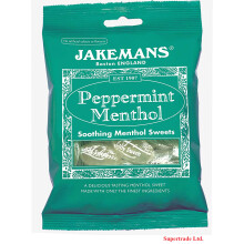 Jakemans Peppermint Soothing Menthol Sweets Bags Lozenges - 73g