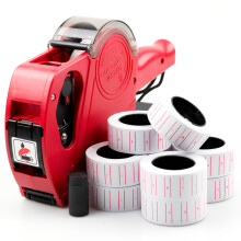 Price Gun Pricing Tag Tagging inc 11 Label Rolls Sticker Spare Ink for Retail Shop
