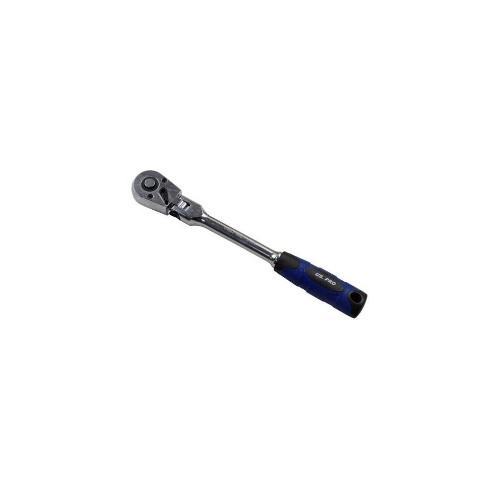 New Us Pro 1/4"" Dr Flexi Head Ratchet Size 1