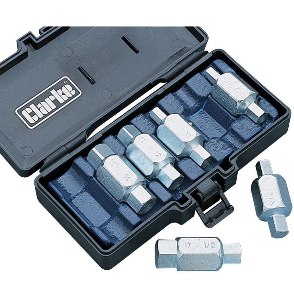 Clarke Cht220 Oil Drain Plug Key Set 5016086122890