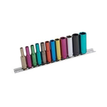 Neilsen CT0906 12 Piece 1/4" Dr - Multi-coloured Sockets