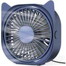 HAPAW USB Desk Fan, Portable Mini Desk Fan 3 Speeds 360° Rotation USB Fan for Home