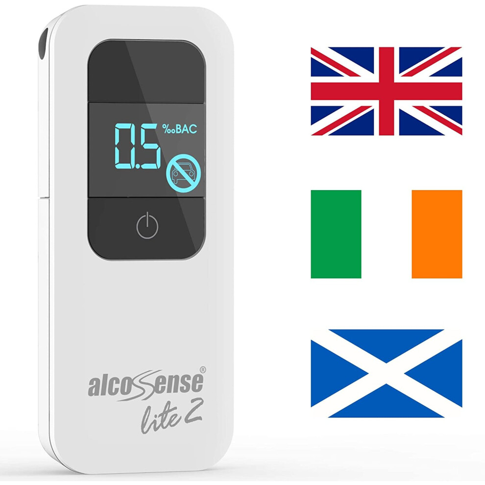 Alcosense Lite 2 Breathalyzer & Alcohol Tester For Uk, Ireland And Scotland Red 813839297813