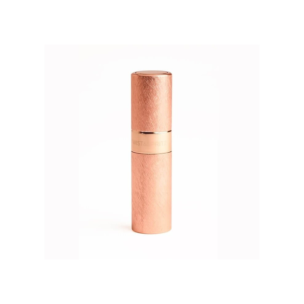 Twist And Spritz AtomiserRose Gold Metalic Brushed 8Ml