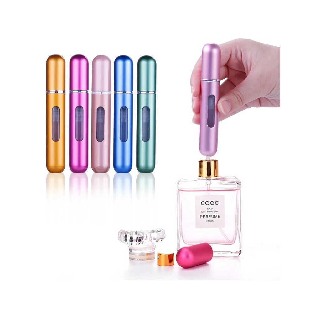 2PK Mini Refillable Perfume Bottles 5ml Atomizer Spray