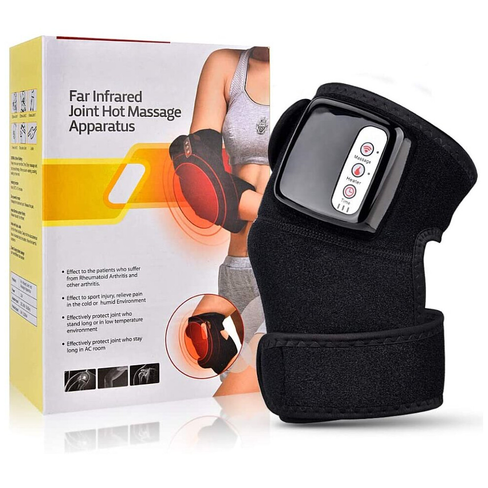 HailiCare Electric Heated Massage Knee Brace Wrap, 3 in 1 Rechargeable  Heated and Vibration Knee Heating Pad Support for Knee Shoulder Elbow on  OnBuy