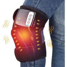 HailiCare 3-in-1 Electric Heated Knee Brace Wrap with Vibration Massage - Rechargeable Knee Pad for Pain Relief, Recovery & Warmth