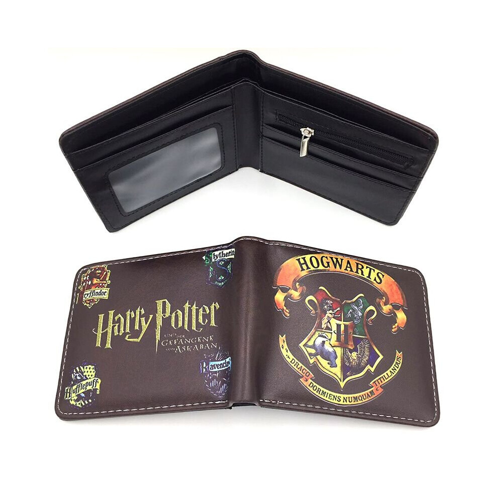 (Hogwarts-Short) Harry Potter Short Wallet Purse Hogwarts Marauders Multicoloured