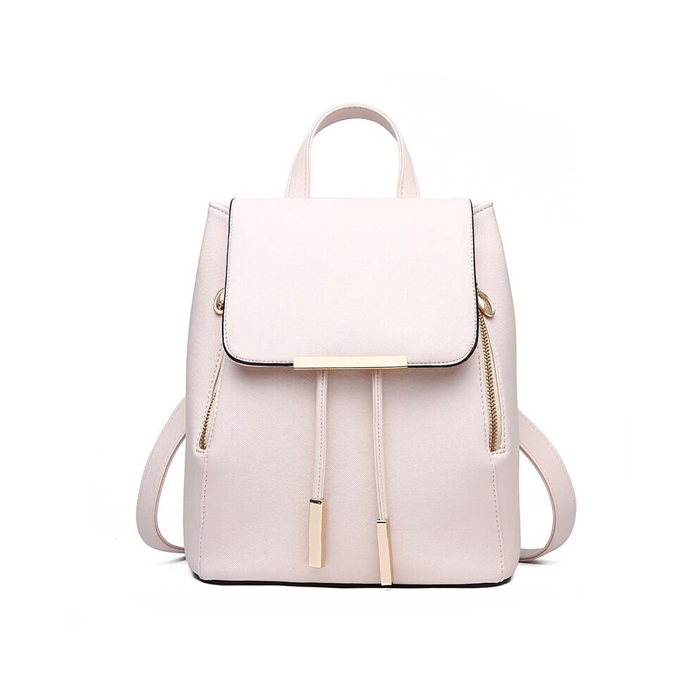 (White) Women Backpack Travel School Handbag Shoulder Bag Multicoloured