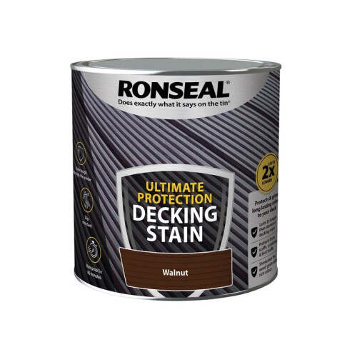 Ronseal Ronseal Ultimate Protection Decking Stain Walnut 2.5 litre 39104
