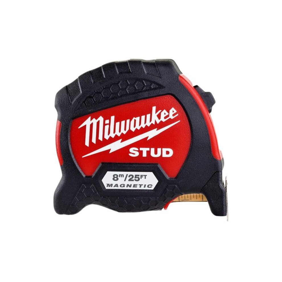 Milwaukee STUD II Magnetic Tape Measure 8m/26ft (Width 33mm) 4932471629
