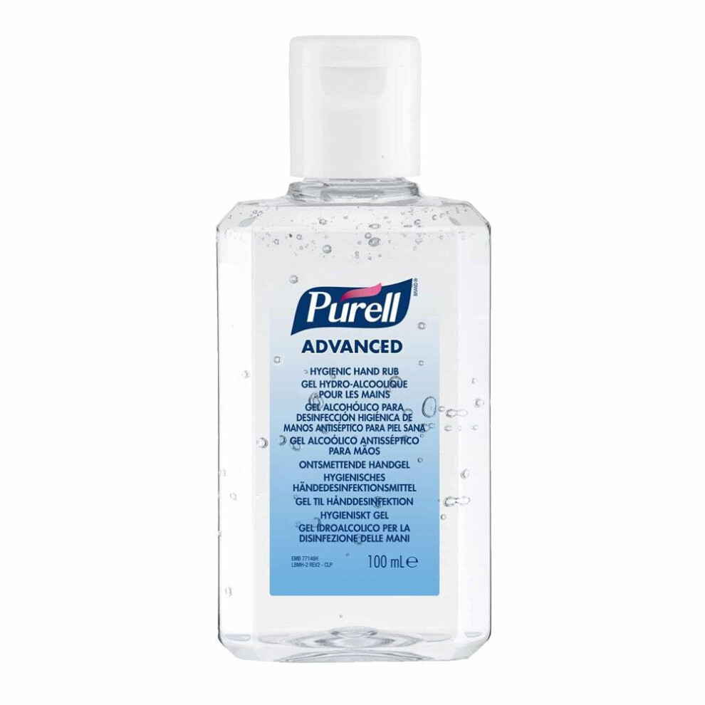 Purell 9661-24 Advanced Hygienic Hand Rub ~ 24 x 100 mL