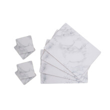 Stylish 8Pc Cork Placemats And Coasters, Practical Design Placemats, Heat Resistant Placemats And Coasters