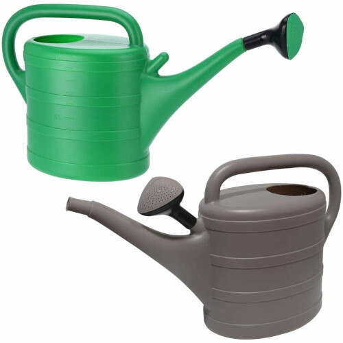 Watering Can 10L Plastic Garden Lawn Plants Patio Flowers Diffuser Head