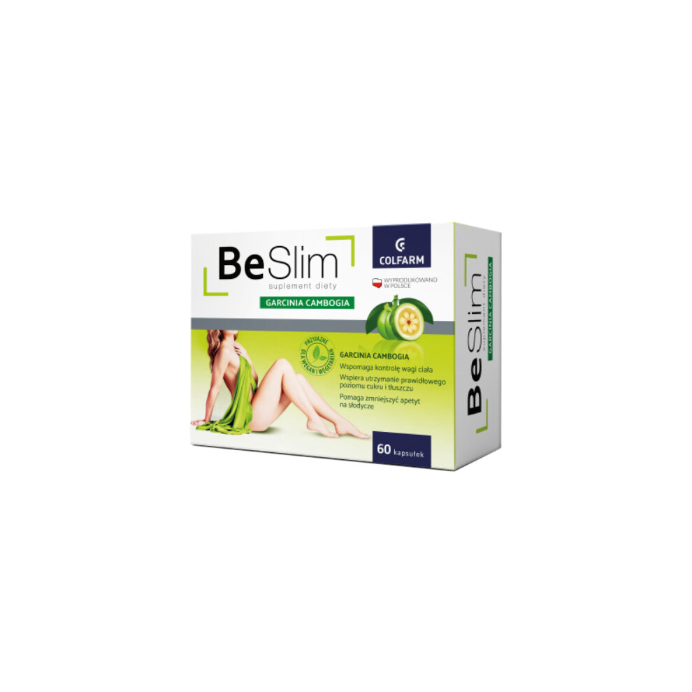 Colfarm Be Slim Garcinia Cambogia, Tamaryndowiec Malabarski, 60 Capsules