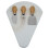 Premier Housewares White Fan Shaped Marble Cheese Board 2