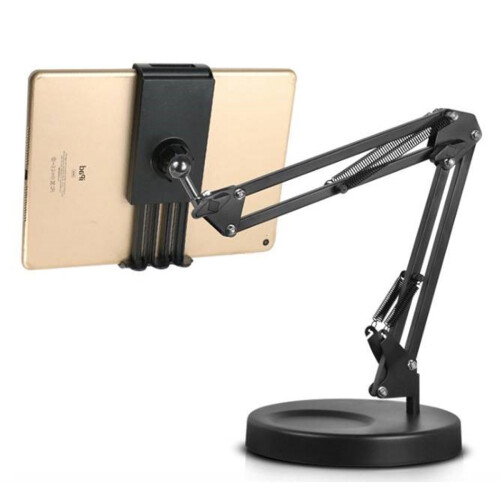 TUFF LUV Folding Long arm Pivot Tablet Desktop stand 16-30 cm for 7-9.7 ...