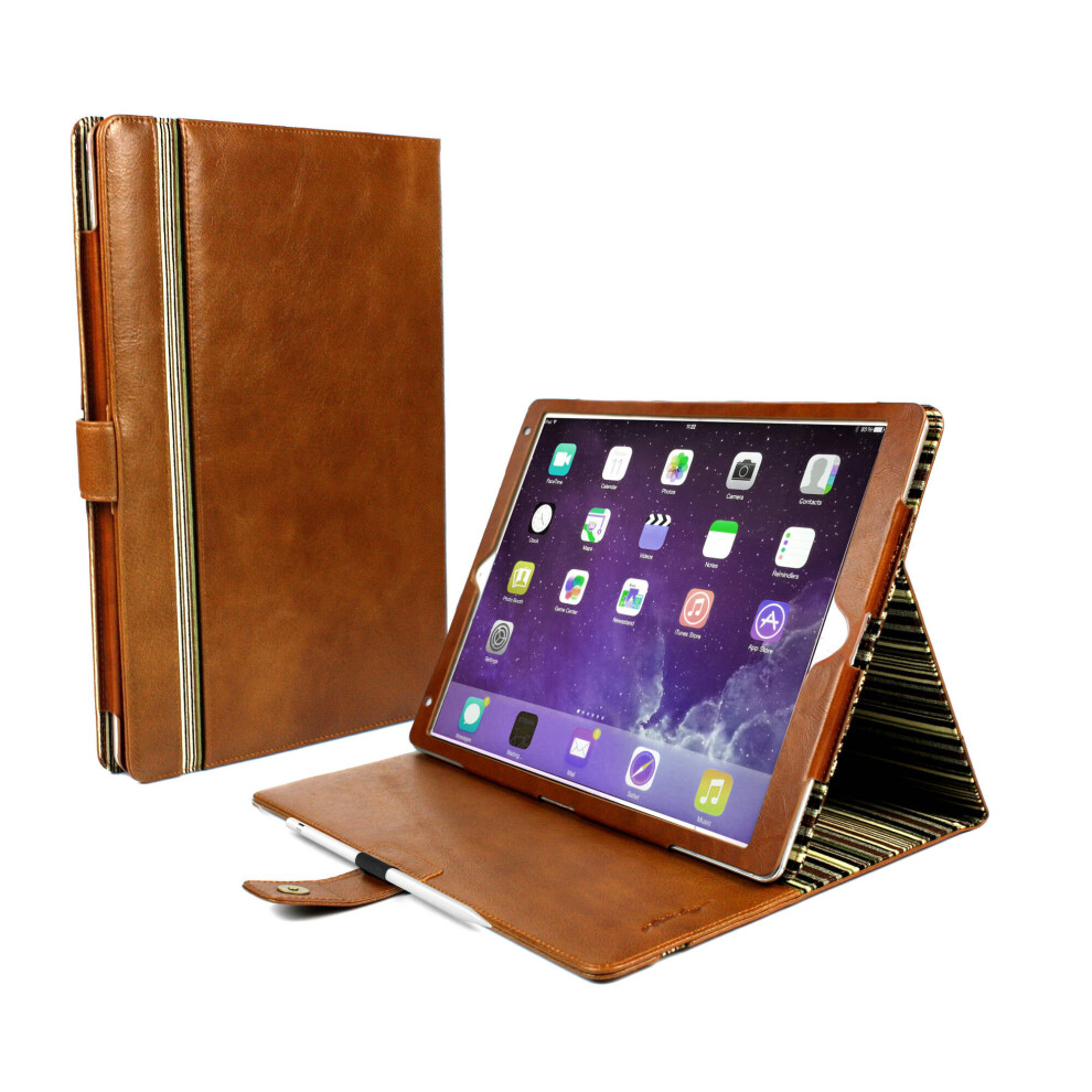 Alston Craig Leather Case Cover for iPad Air 2019 / iPad Pro 10.5 2017 - Brown