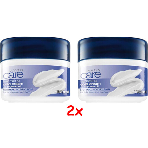 Avon 2 x Avon Care Hydrating Cold Cream with Soybean Oil 100ml