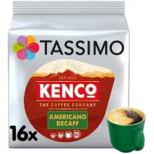 Tassimo Kenco Americano Decaf Coffee Pods - Pack of 5 (Total 80 Capsules)