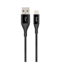 Budi 1m Data / Charging Cable for iPhone - Black