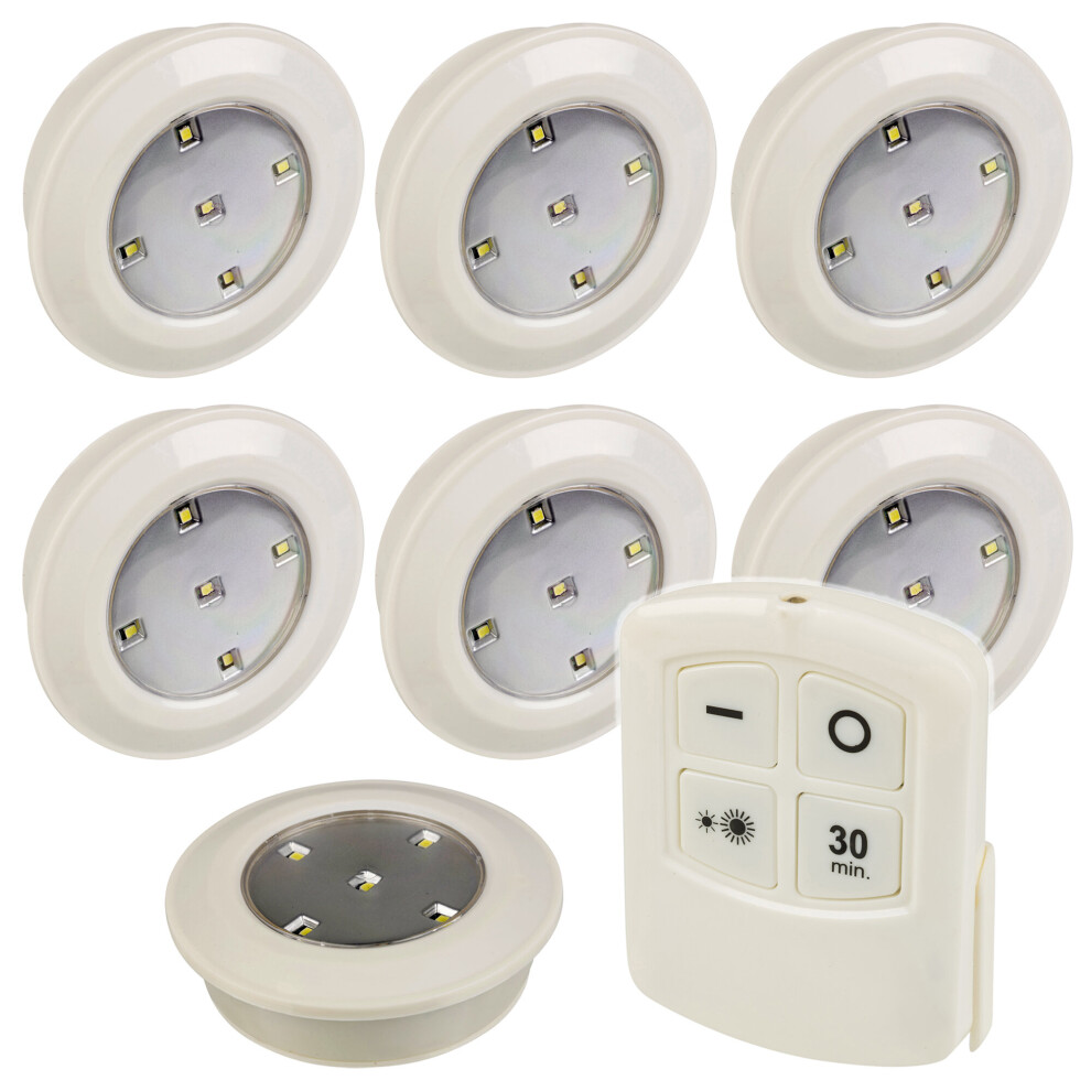 Urbn Living (12) Remote Control Wireless Battery Led Push Lights